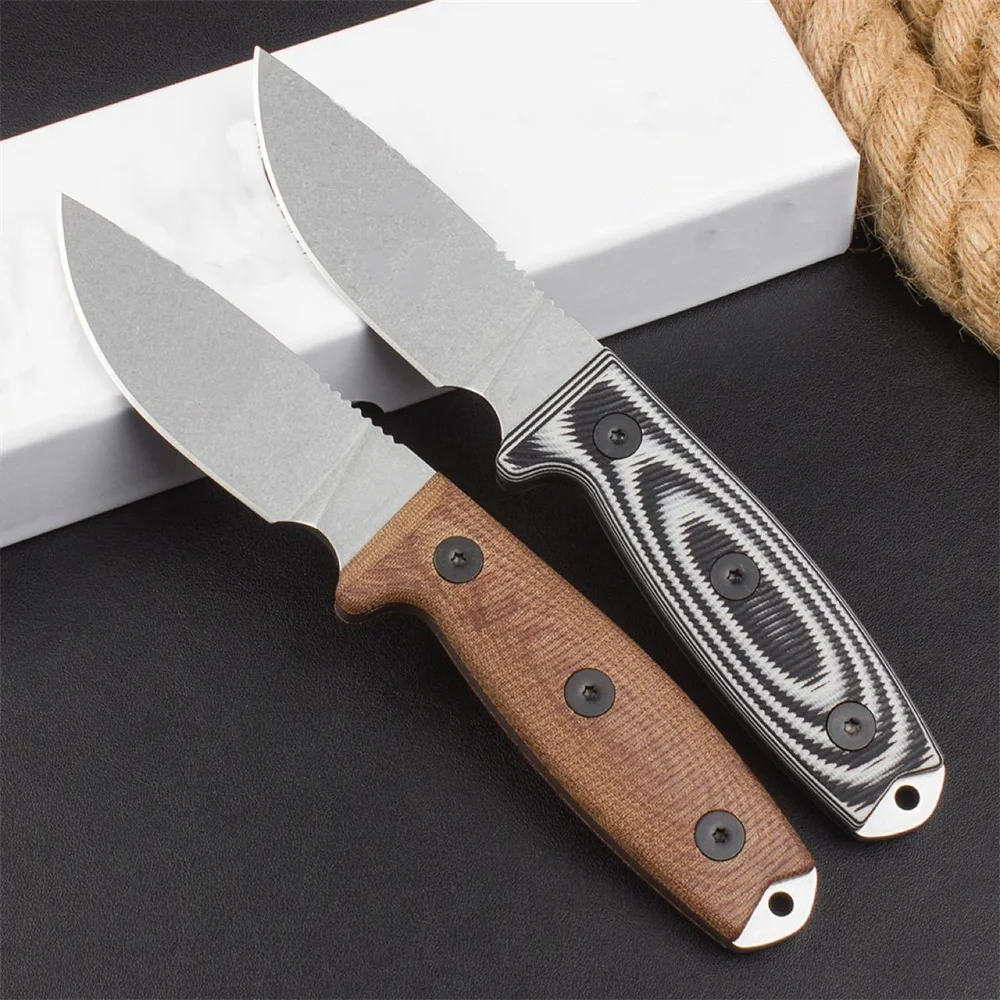 

Portable 3 Rowen Tactical Fixed Knife 9Cr18Mov Blade G10 Handle Outdoor Camping Hunting Knives Survival EDC Tool for Gifts