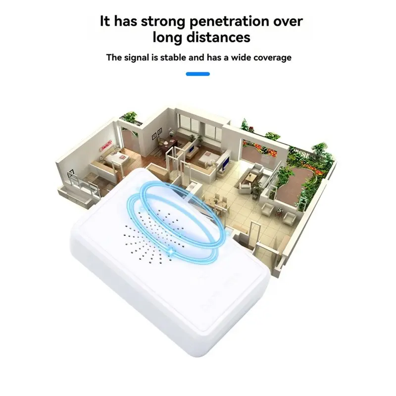 A36T-Wired 4 Wire DC 12V Electronic Doorbell Electronic Ding Dong Bell No Battery Required For Access Control Smart Lock System