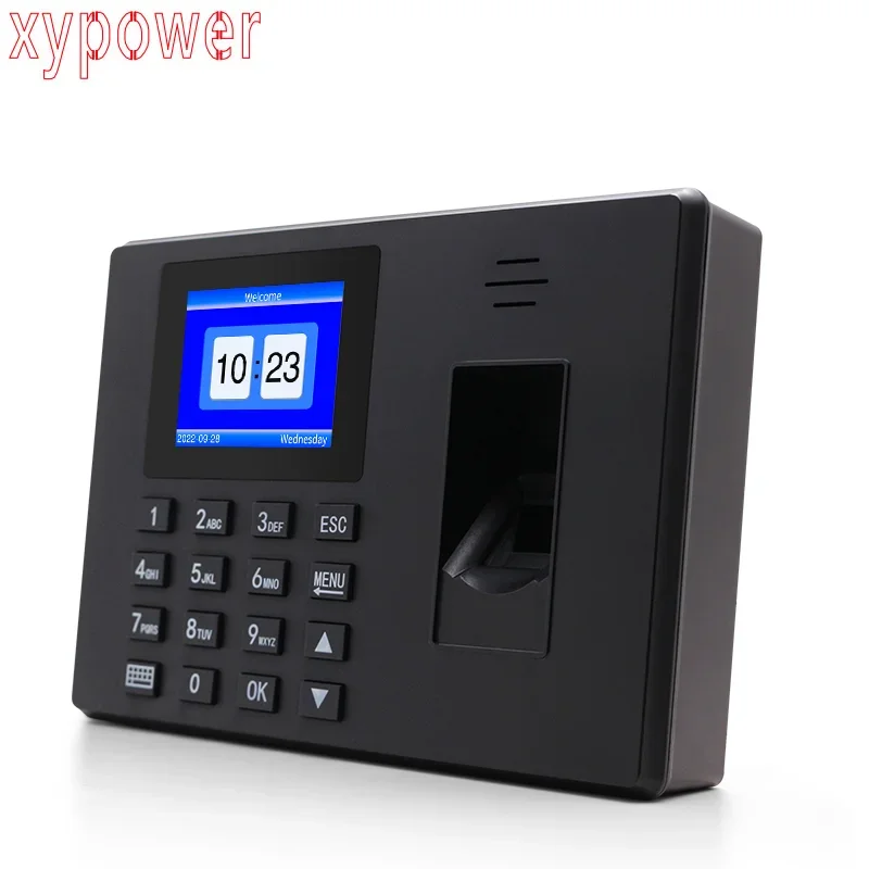 

CN biometric fingerprint punch usb time clock office attendance system recorder timing employee machine reader multi-language