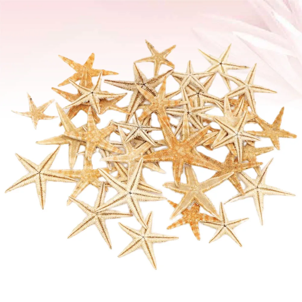 

Mini Rhinestone Sea Star Cement Ornaments Beige Micro Ornament DIY Sticking Smooth Back Blessing Bottle Decorative Accessories