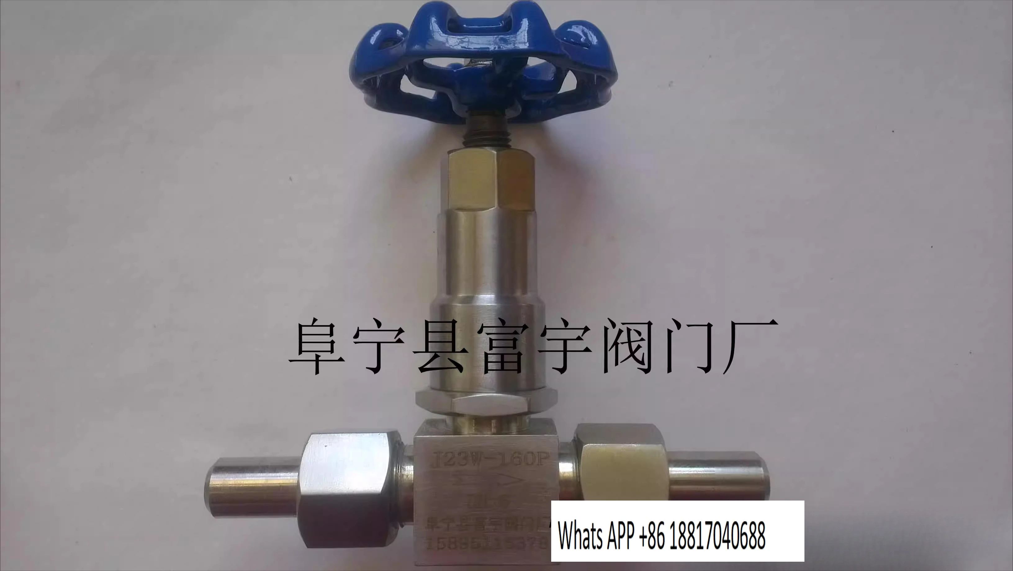 Válvula de globo de alta temperatura y alta presión, válvula de globo petroquímica de potencia, válvula de instrumento de acero inoxidable J23W-160P DN6