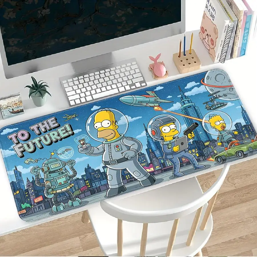 

The Simpsons Astros rubber Mouse Pad office Computer Laptop Game Console Desk accessories Keyboard