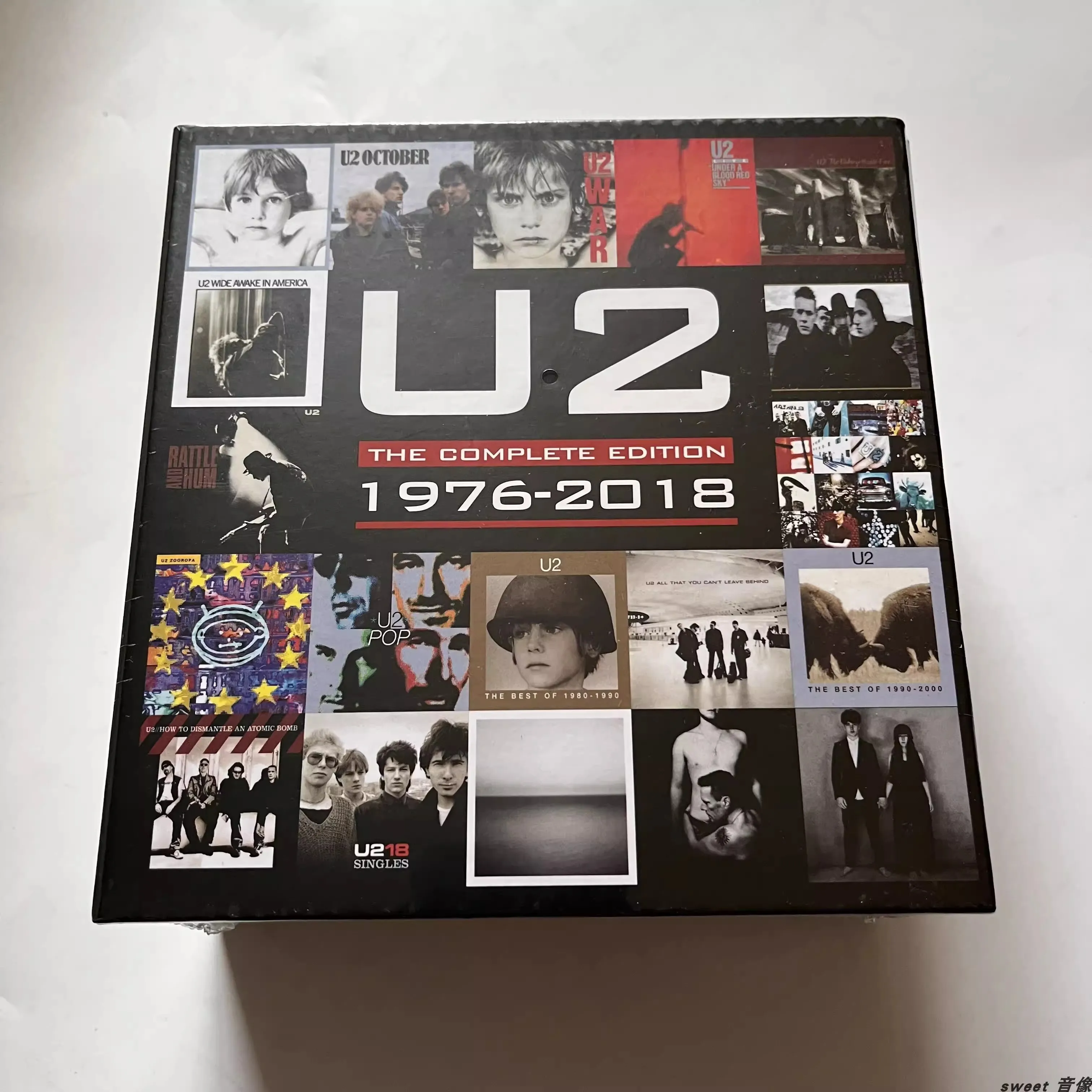 Rock band U2 Bono Music CD The Complete Edition 1976-2018 Album 19pcs Music Record Cosplay Walkman Car Party Soundtracks Box Toy