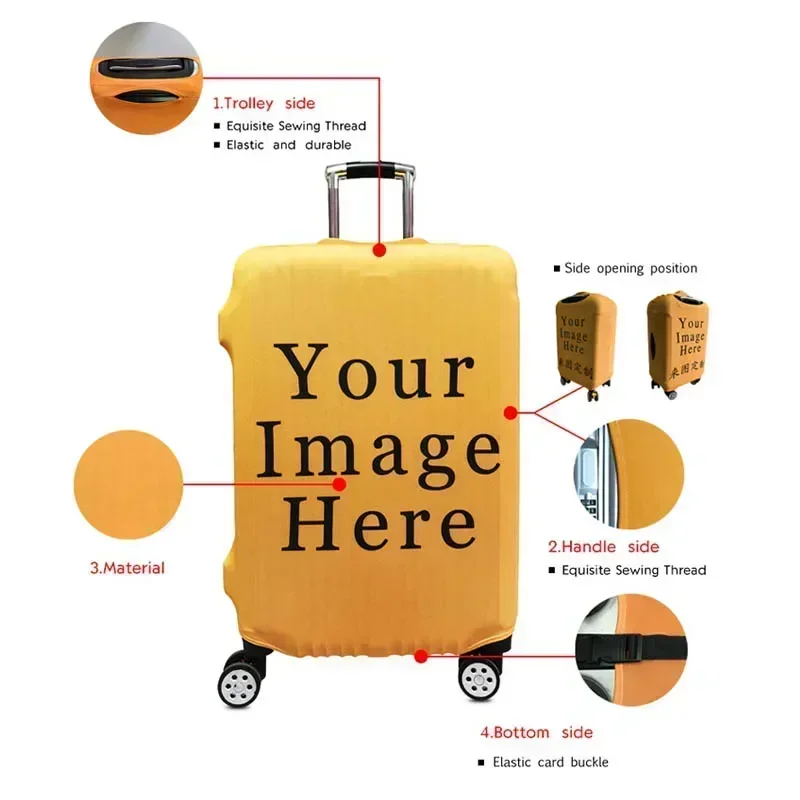 Fashion Hot Sale Luggage Protctive Cover 19-32 Inch Trolley Case Cover Travel Accessories Stretch Cloth Suitcase Protctive Cover