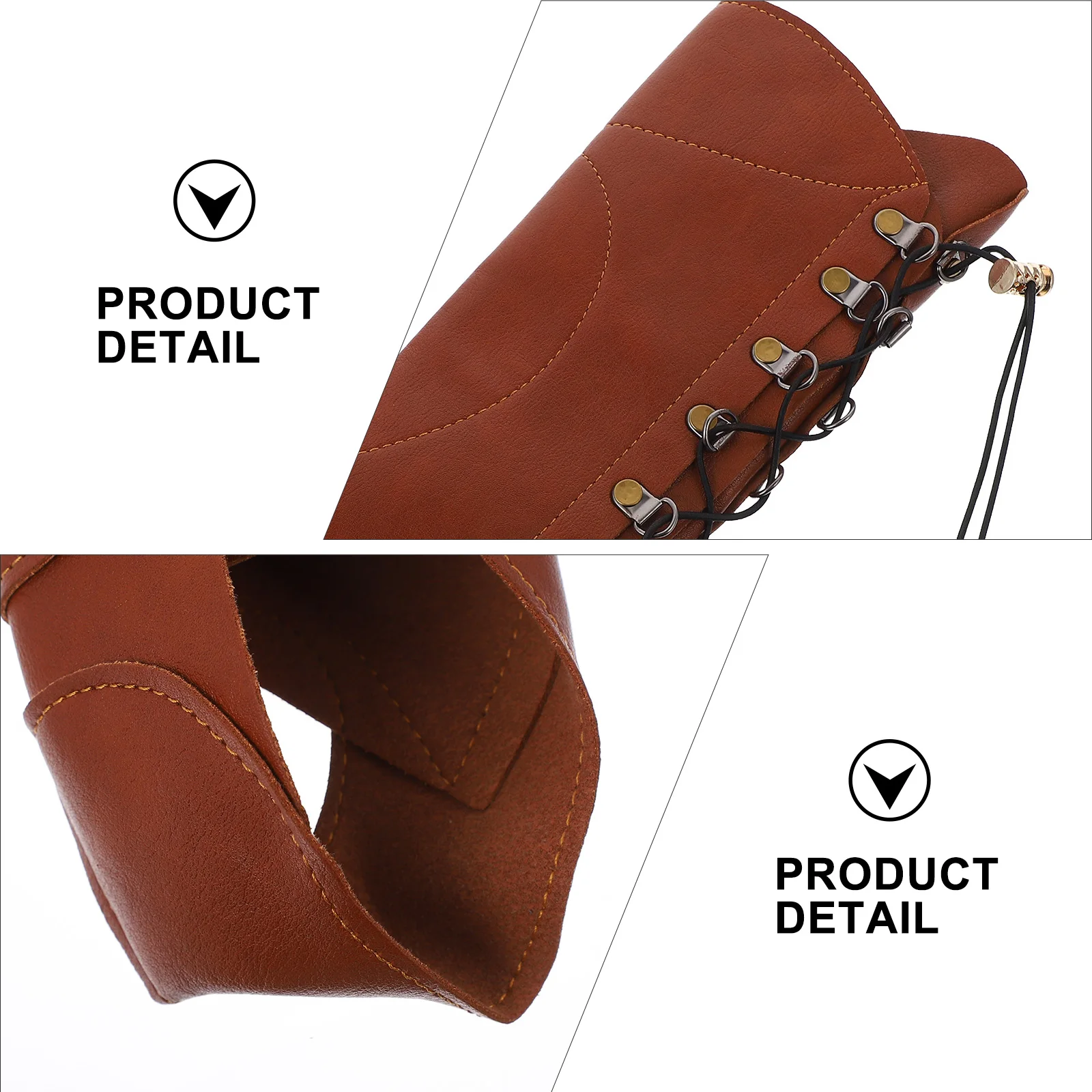 

Archery Arm Guard PU Adjustable Elastic Fit Shooting H Protector Forearm Wrist Glove Mittens Practice Bow Durable