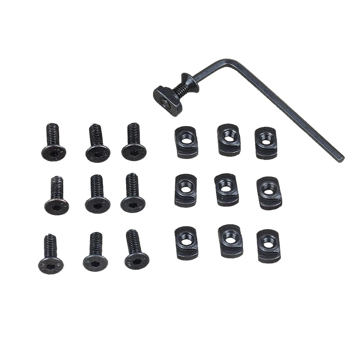 1000sets/pack Steel Screw And MLOK M4 M5 T Nut Replacement Set