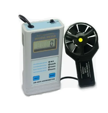 LANDTEK جديد AM-4826 مقياس شدة الريح الرقمي جهاز استشعار وعرض AM4826