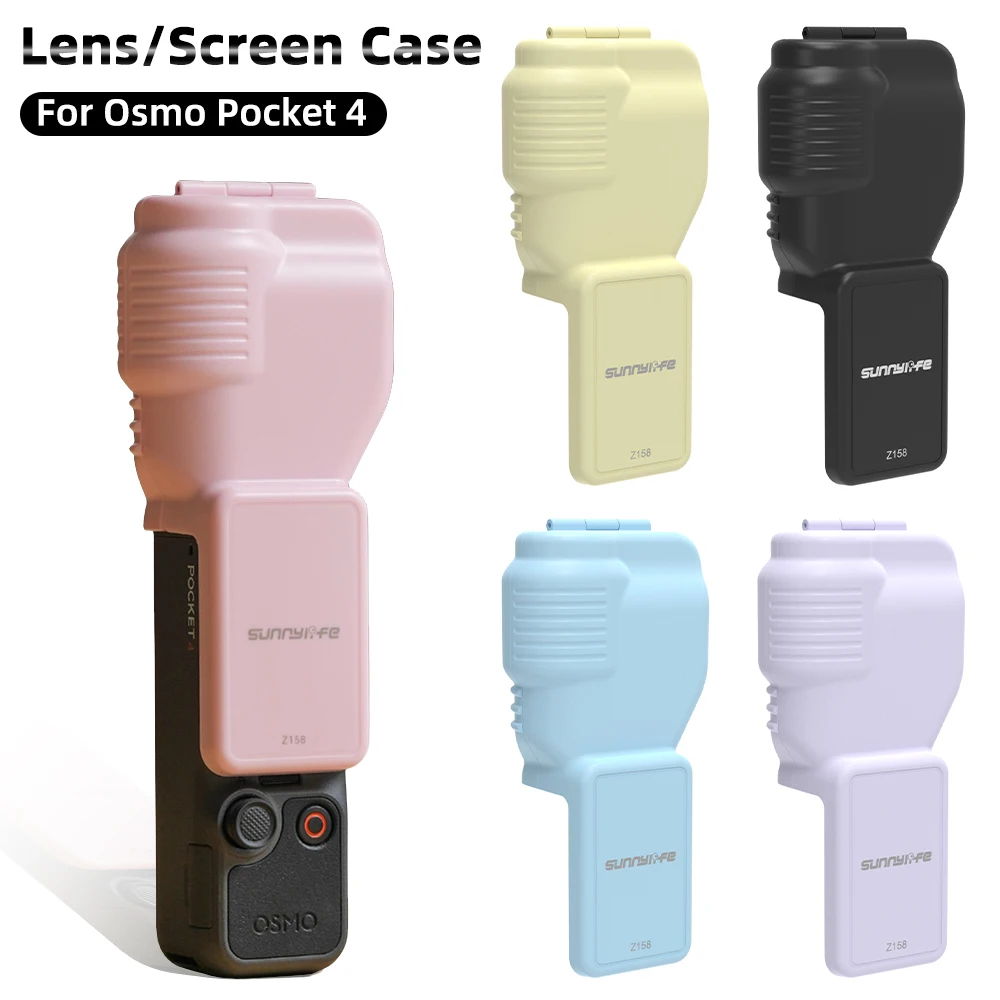

Case for DJI Osmo Pocket 4 Integrated Gimbal PC Lens Cap Screen Protective Cover for Pocket4 Scratch-Proof Protector Accessories