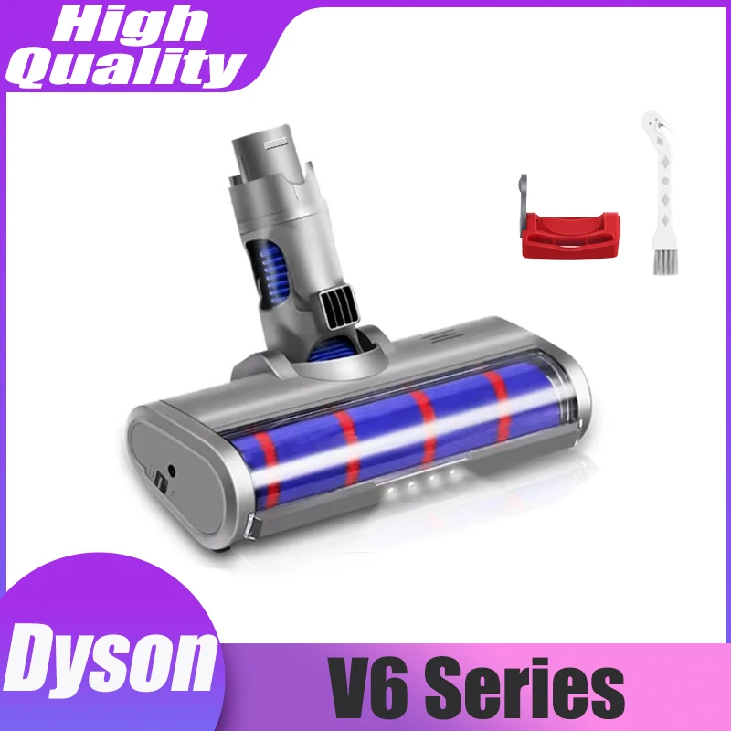 Kit de herramientas de cabezal de cepillo de suelo motorizado para aspiradora Dyson V6 DC45 DC58 DC61 DC62 DC74, repuesto de cepillo de rodillo barredor suave