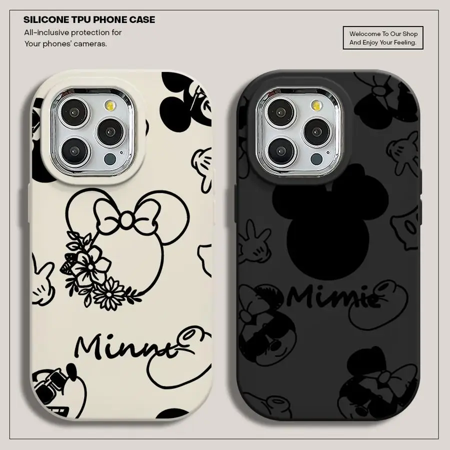 Disney Mickey Minnie Mouse Logo Silicone Phone Case for Xiaomi Mi X3 11 Lite Poco NFC X3Pro X5 X3GT Soft TPU funda case