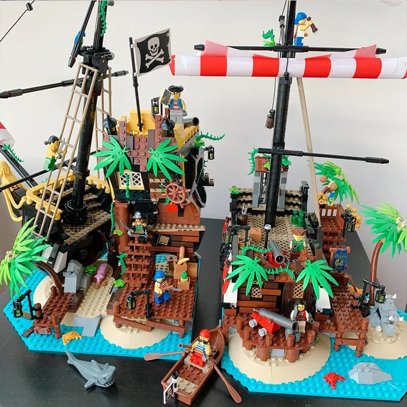 NIEUW Met Originele Doos 2545 PCS Pirates of Barracuda Bay Bouwstenen Bricks Kid Verjaardag Kerstcadeaus 21322
