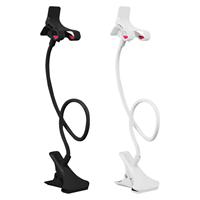 50CM Adjustment Cell Phone Clip On Stand Holder With Grip Flexible Long Arm Gooseneck Lazy Bracket Mount Clamp For Smartphones