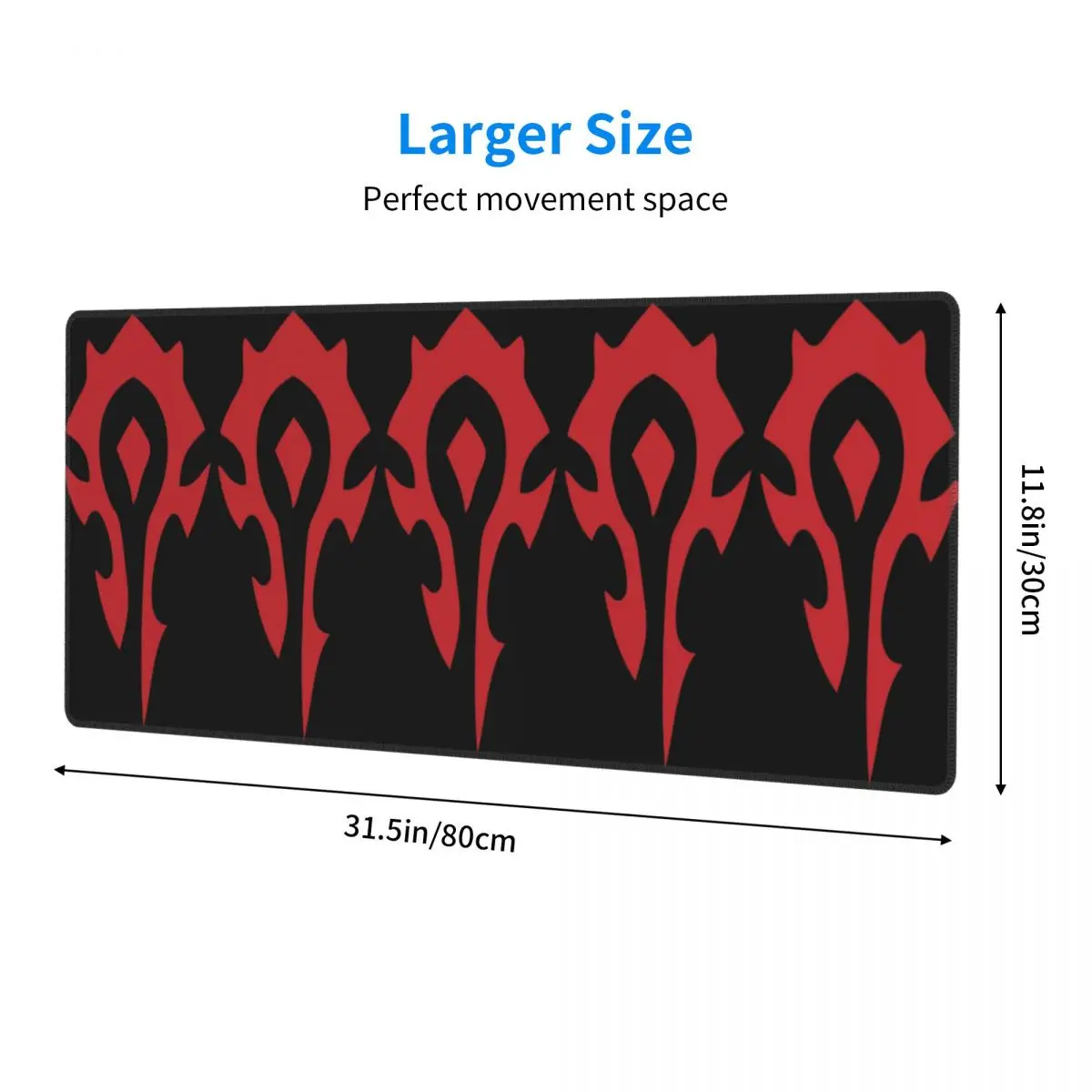 Large Mouse Pad World Of Warcraft Logo Gamer PC Laptop Mats Keyboard Carpet Computer Gaming Office Accessories Desk Mat