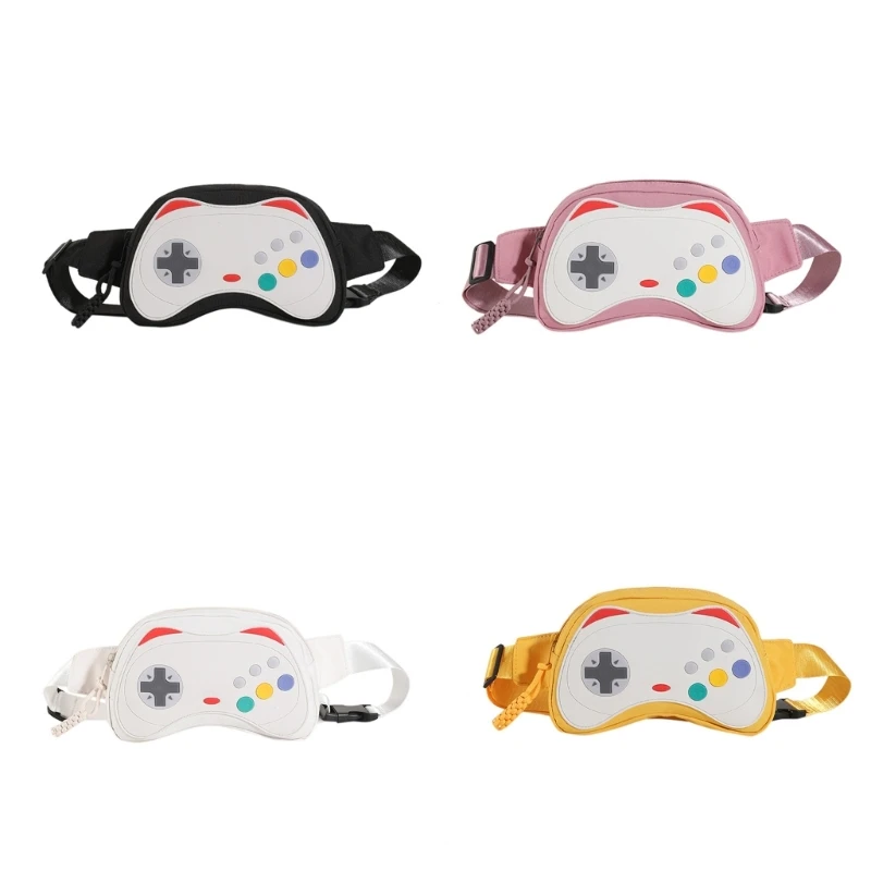 Marsupio Marsupio in PU Marsupio capacità Marsupio Pettorale Marsupio da donna a forma Gamepad Borsa a