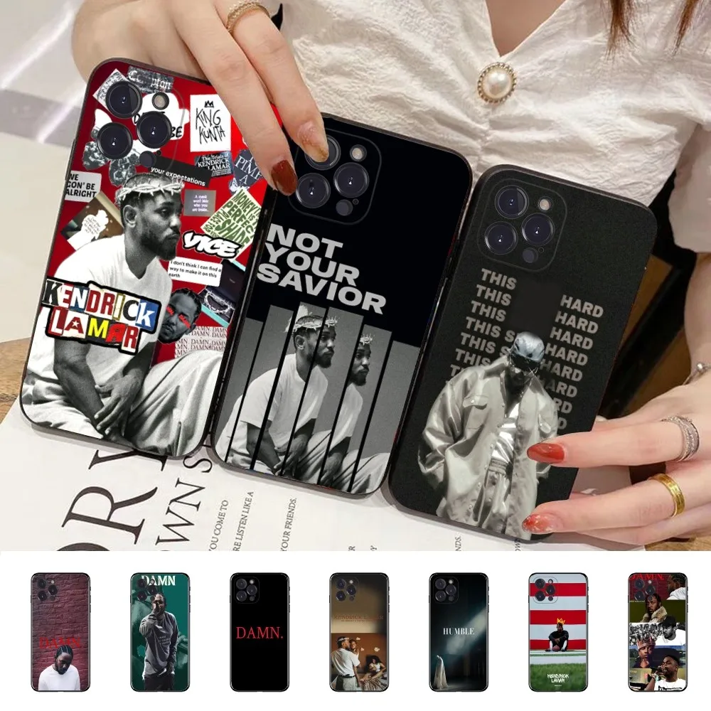 Rapper K-Kendrick L-Lamar Phone Case Silicone Soft for iphone 16 15 14 13 12 11 Pro Mini XS MAX Plus X Cover