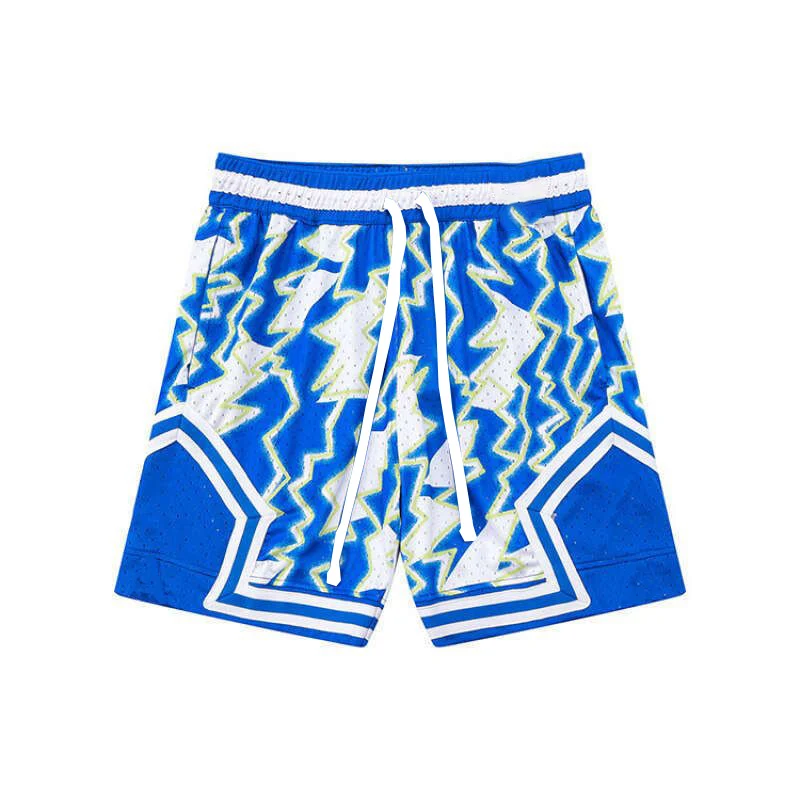 

New Summer Fashion Vintage Style American Loose Basketball Shorts Adult Athletic Unisex Basketball Quick-drying Short Pants Moto