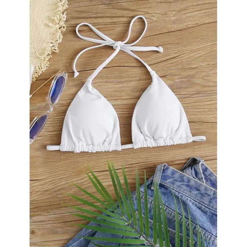 

Bikini Top with Sa Beach Summer New Sle e Crossbody Casual Sportswear Set Sve Length 7 Autumn Season