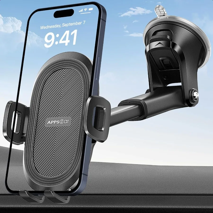 

Suction Cup Phone Mount Universal Phone Holders for Your Car Windshield Dashboard Window Cell Phone Holder Car with Sticky Gel