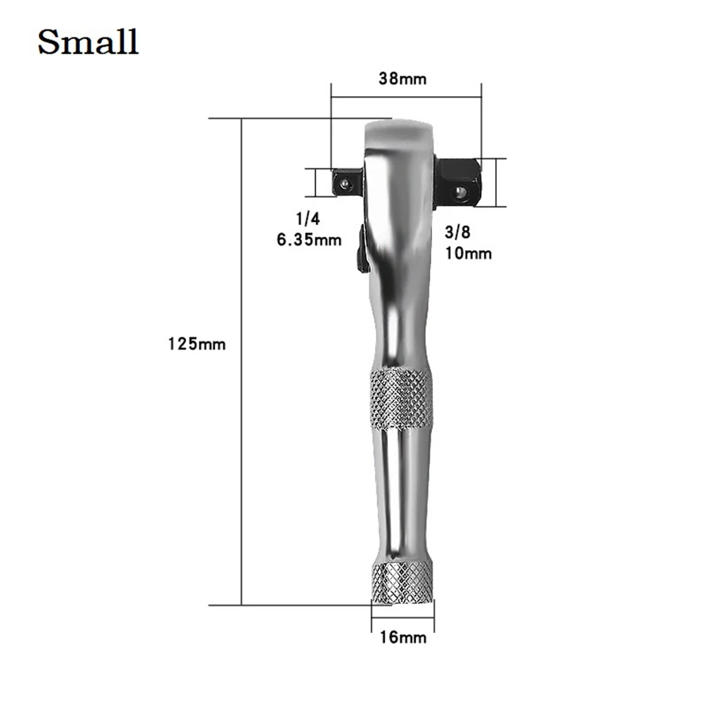 

Torque Wrench Socket Wrench 1/4+3/8inch 3/8+1/2inch Chrome Vanadium Steel Wear-resistant For 72-tooth Fast Ratchet