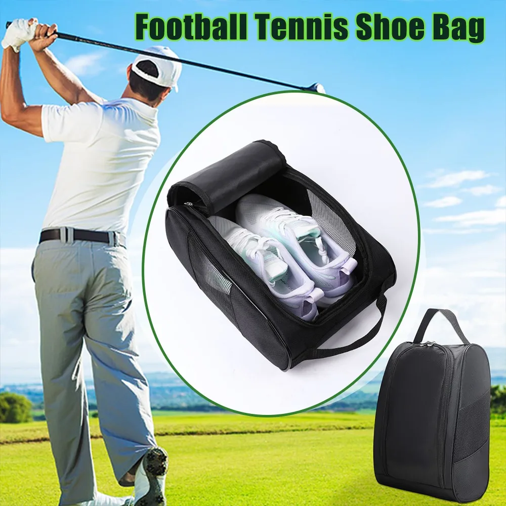

Дышащая сетчатая сумка для обуви для гольфа, спортивная обувь без запаха, дорожная сумка для хранения, портативный органайзер для обуви для мужчин и женщин