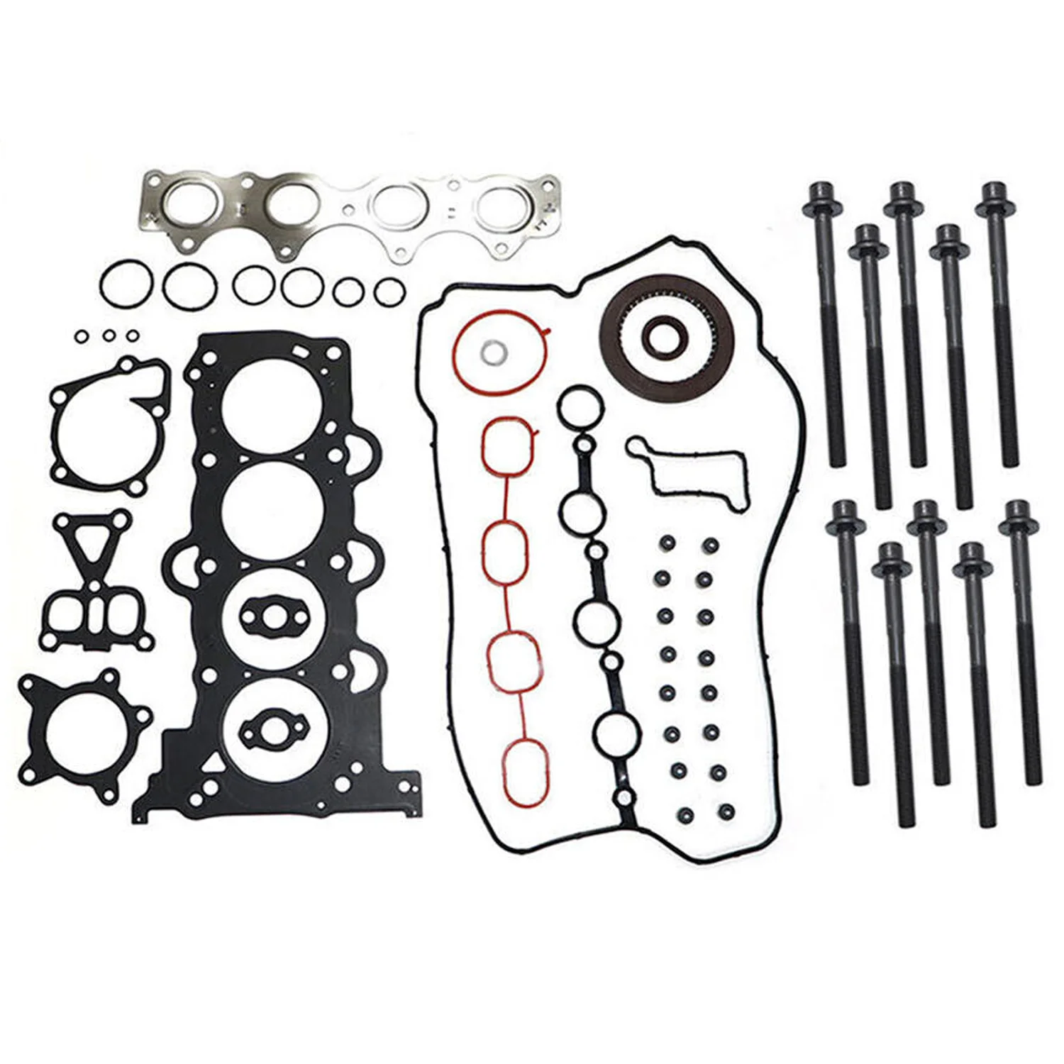 Engine Rebuilding full Cylinder Head Gasket Bolt Set Kit fit 1.6 L G4FJ L4 DOHC 16v i30 For 12-16 HYUNDAI KIA TL Accent Rio 1.6L