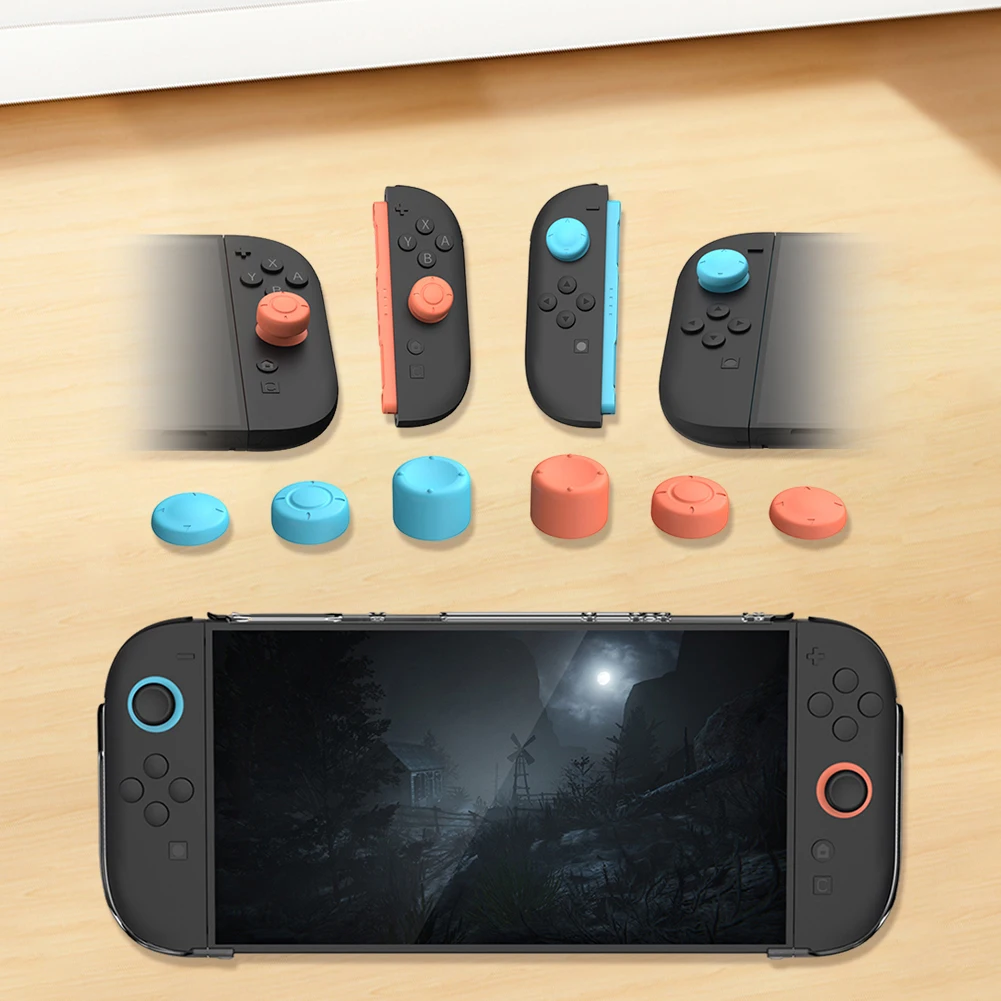 

for Nintendo for Switch2 Carrying Case with Tempered Glass Screen Protector Storage Case with Silicone Case & Thumb Grip Caps