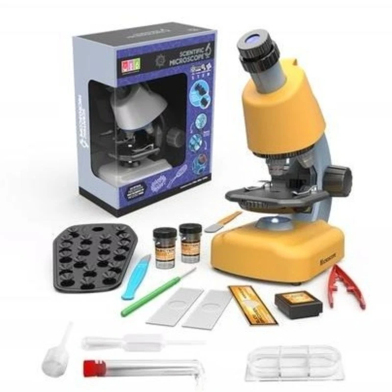 กล้องจุลทรรศน์แบบคอมพาวด์ดิจิตอลสำหรับห้องปฏิบัติการ ขยายภาพ 30000 เท่า พร้อมเลนส์ใกล้ชิดแบบ Wide-Field ขยาย 10 เท่า และ 50 เท่า