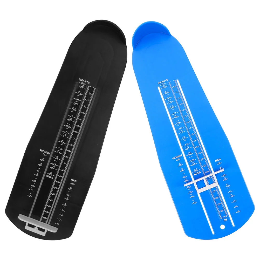 2 Pcs Foot Measuring Device Ruler With Size Chart Shoes Devices Feet Measurement Large Measurer