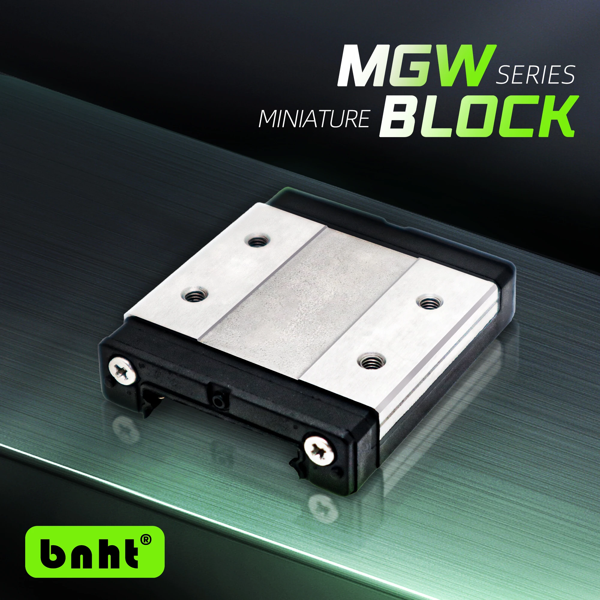 كتلة السكك الحديدية ذات الدليل الخطي MGW12C - أجزاء آلة أتمتة الطابعة ثلاثية الأبعاد ذات الحركة الخطية المصغرة من النوع C