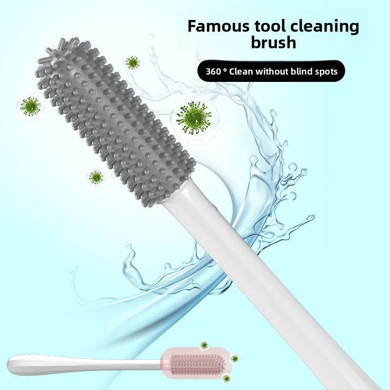 Mannen Masturbatie Cup Zachte Hoofd Scrub Apparaat Schone Apparatuur Siliconen Reinigingsborstel, Sex DoII's Vagina Anale Kanaal Reiniging Tool