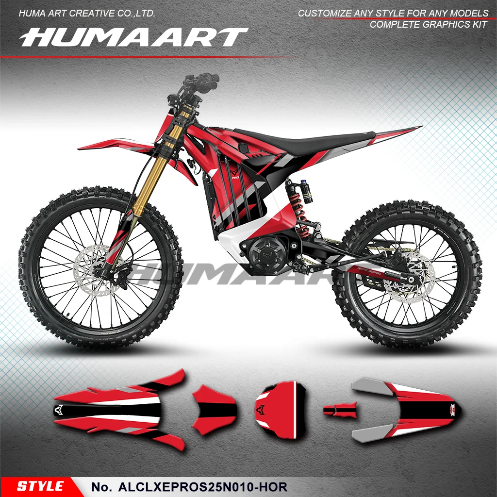 

HUMAARTGraphics Decal Kit Wrapping for Arctic Leopard Clouded Leopard XE PRO / XE PRO S, ALCLXEPROS25N010-HOR