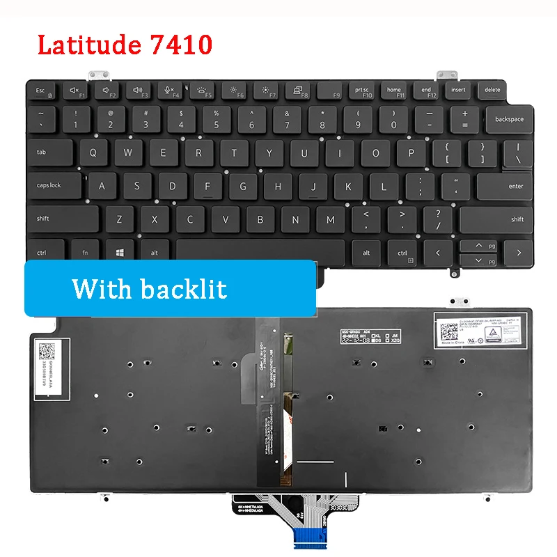 New ORIGINAL Laptop Keyboard For DELL Latitude 5420 5421 7420 7410 7520 7521 P137G