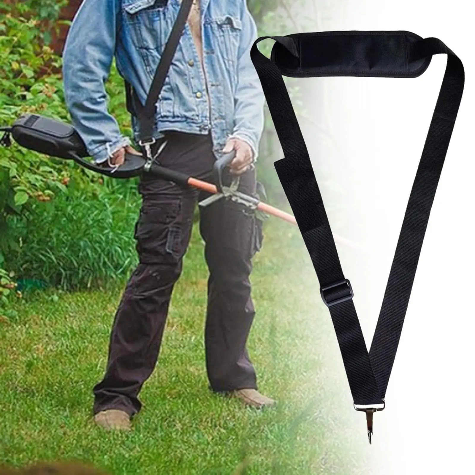 Comfortable Polyester Trimmer Shoulder Strap for Grass Edger Portable Garden Tool for Battery Trimmer