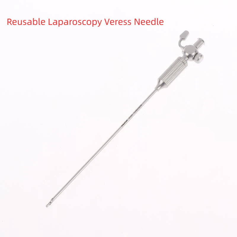 Reusable Laparoscopy Veress Needle Premium Surgical Laparoscopic Insufflation Needle 1Pcs for Hospital Operating Room