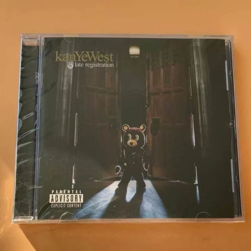 

Classic Rap Kanye West Music CD Late Registration Album Gold Digger Music Record Cosplay Walkman Car Soundtrack Box Party Music