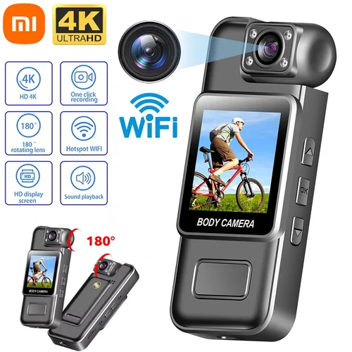 Xiaomi Ultra HD 4K WiFi Mini cámara grabadora de vídeo Digital portátil cámara corporal visión nocturna infrarroja deportes DV pequeña videocámara