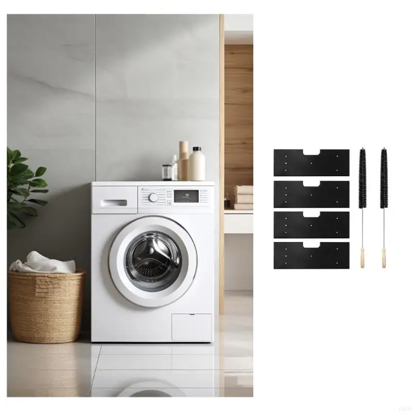 R9CD 6PCS LINT Filters Appliance Appliance Part Sponge Methure for Washer Dryer التي توفر تعزيز الترشيح التثبيت السهل