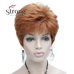 StrongBeauty Very Short Orange Brown Blonde High Heat Resistant Full Synthetic Wig COLOUR CHOICES