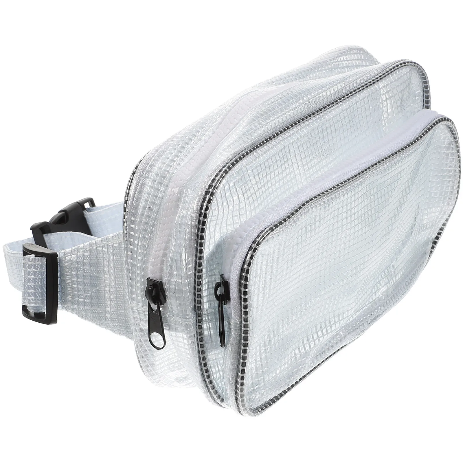 

Прозрачная поясная сумка из ПВХ большой вместимости с регулируемым ремнем, прозрачная спортивная сумка-бананка для активного отдыха и бега, сумка для хранения вещей