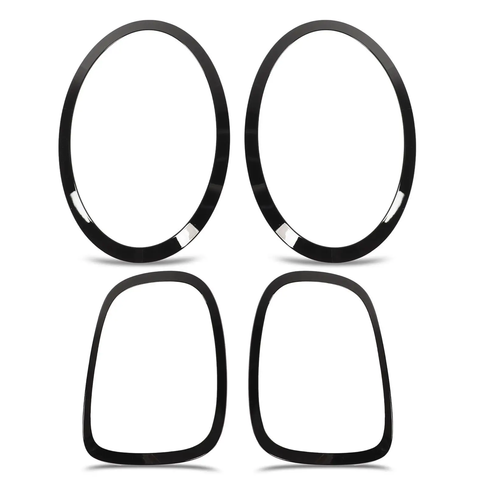 

Глянцевая черная накладка на заднюю фара для Mini Cooper F55 F56 F57 One S JCW 2014-2022