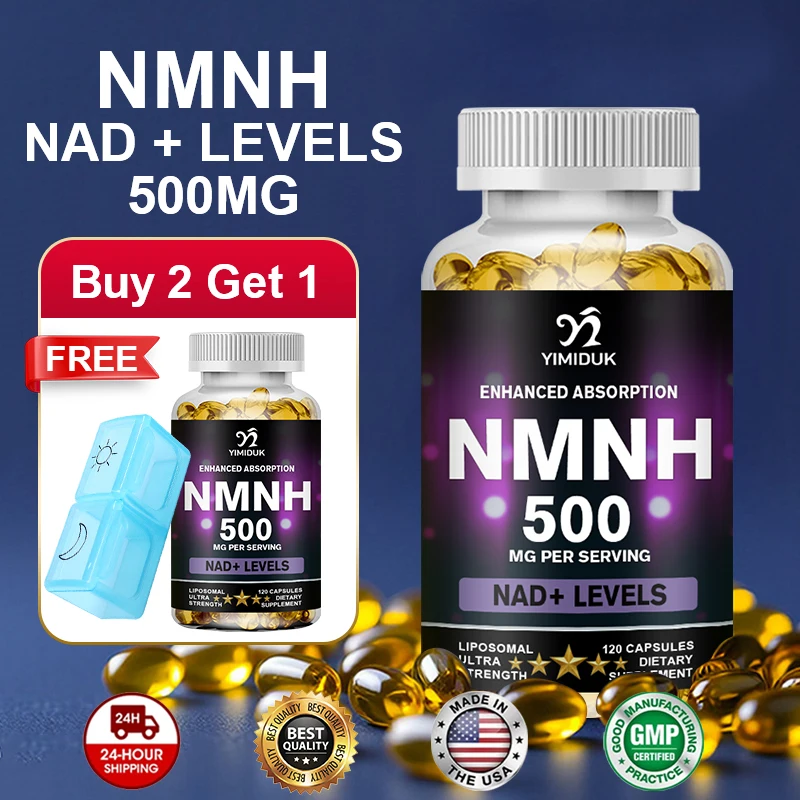 

YIMIDUK NMNH Supplement, with NAD+ Booster, Supports Healthy Aging, Cell Repair, Energy, Endurance, Muscle & Metabolic Health