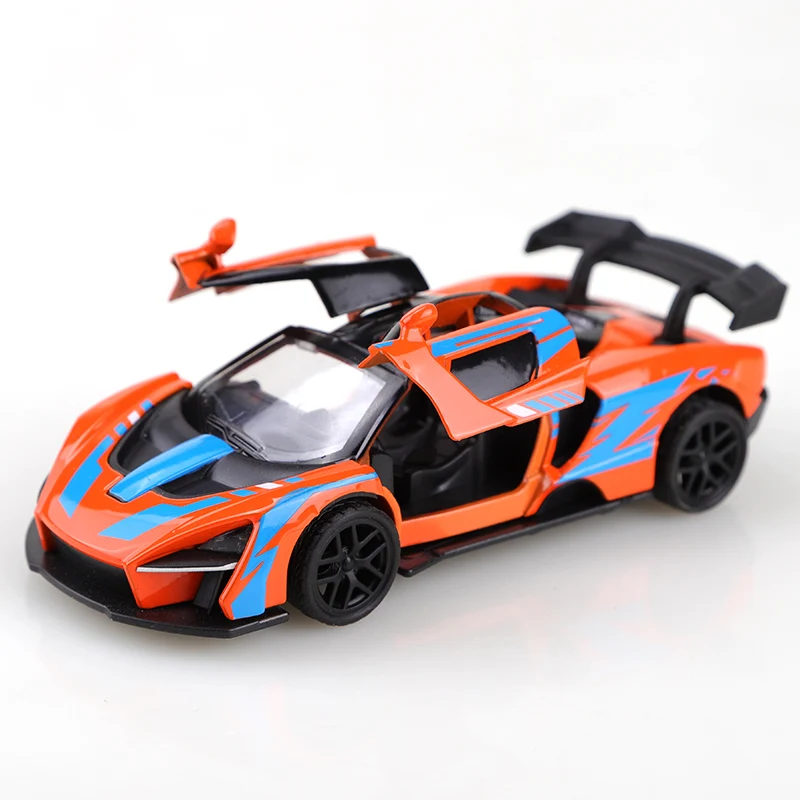 (Bagado) 1:36 Senna Alloy Pull-back Racing Car, Simulação 1.36 Alloy Pull-back Racing Car, Brinquedo para menino