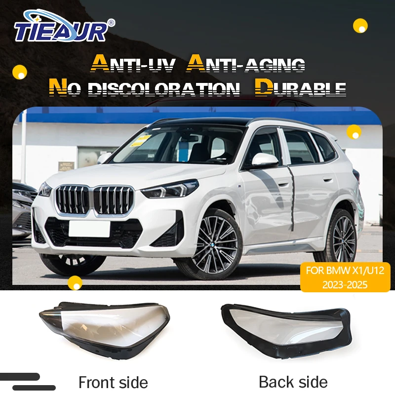 

Plastic Headlight Lens Cover For BMW X1/U12 2023 2024 2025 Headlamp Transparent Lampshade Car Light Housing Accessories