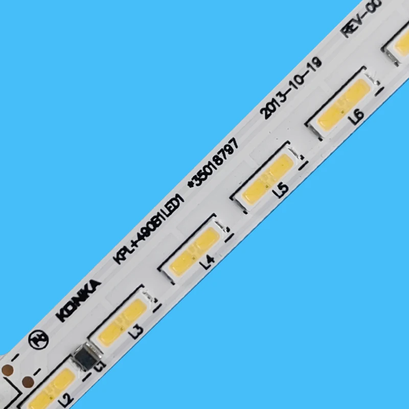 Rétroéclairage LED pour Tains, LED50Xunder, LED49T16A, LED50G100, LED50X5680tains, 611, 35019589, 3V, 80LED, 35020015mm