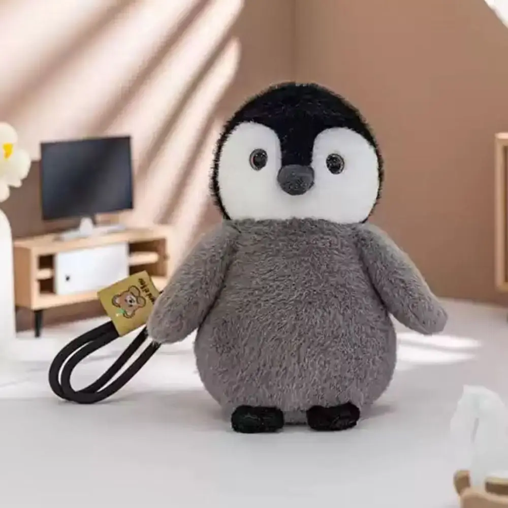 Cute Penguin Plush Keychain Stuffed Simulation Penguin Stuffed Pendant Cartoon Animal Penguin Soft Pillow Kids Couple