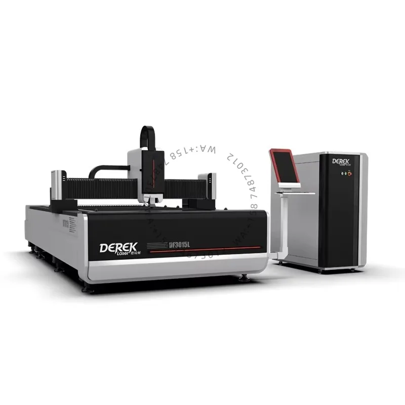 3015 Metal Sheet IPG/Max/Raycus Las er Source 3000W-6000W Fiber Las er Cut ting Machine CNC Control Software us ed Head Tube