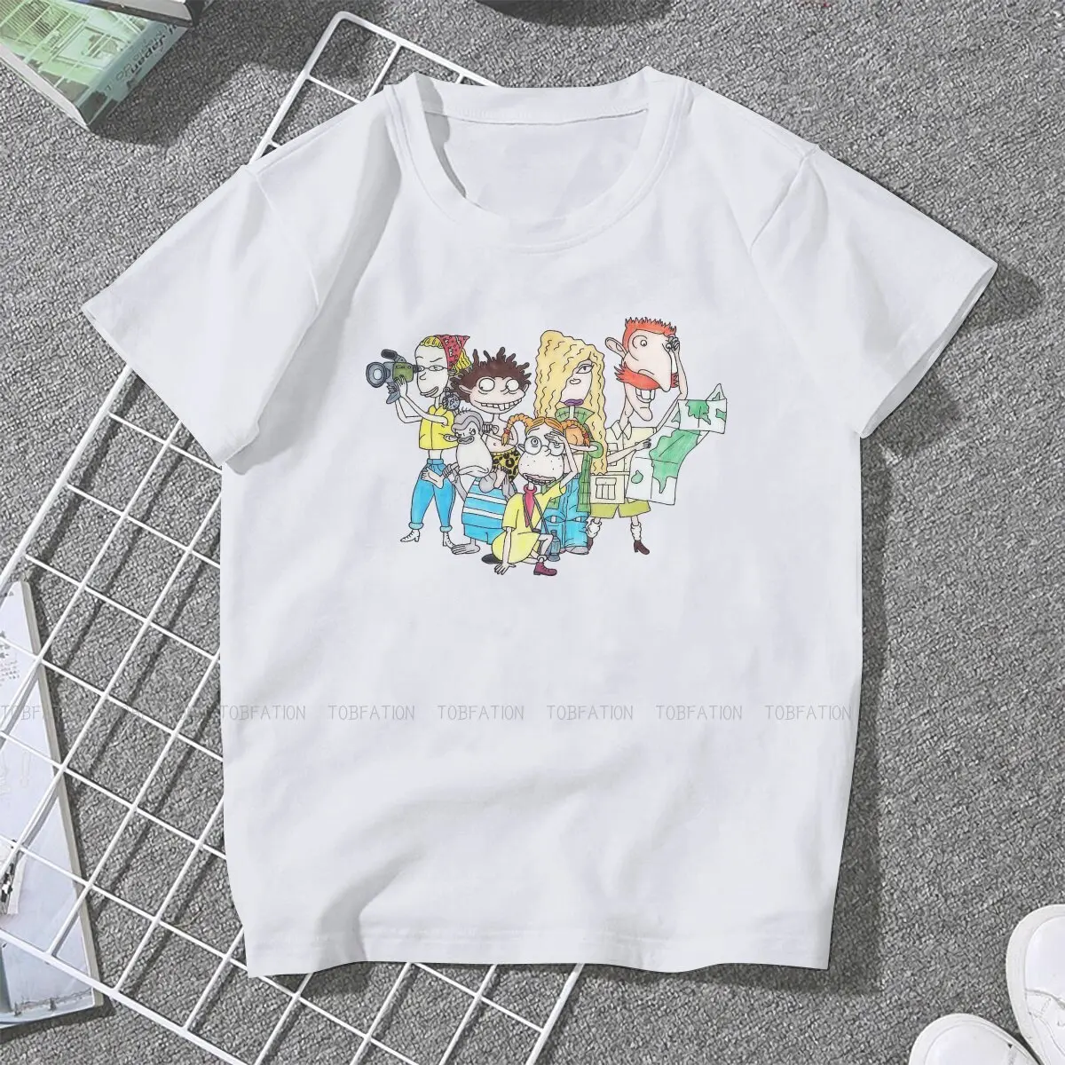 Characters Classic  O Neck TShirt The Wild Thornberrys Eliza Nigel Cartoon Fabric Original T Shirt Girl New Design 4XL Hot Sale