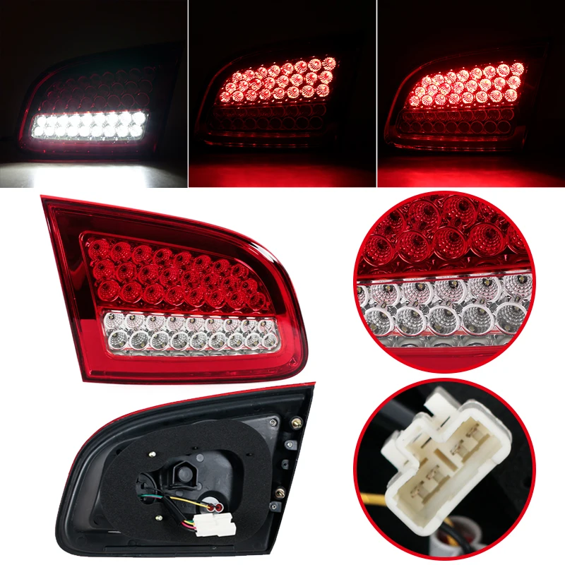 LED Rear Tail Light For Hyundai Santa Fe 2007 2008 2009 2010 2011 2012 Car Turn Signal Light Stop Brake Lamp Driving Fog Lamp