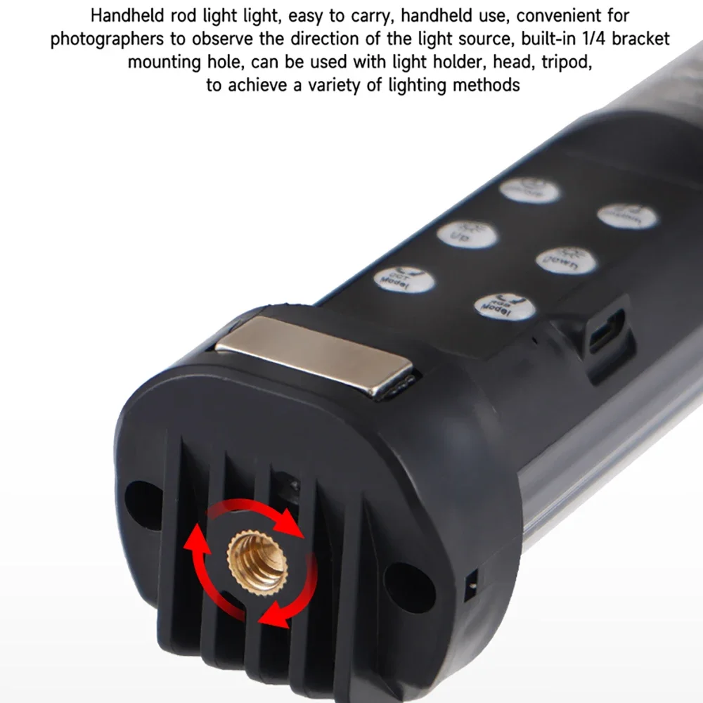 Handheld RGB Bunte Stick Licht 30CM Handheld LED Licht Zauberstab CRI 95+ 2500K-9000K Fotografie studio Lampe