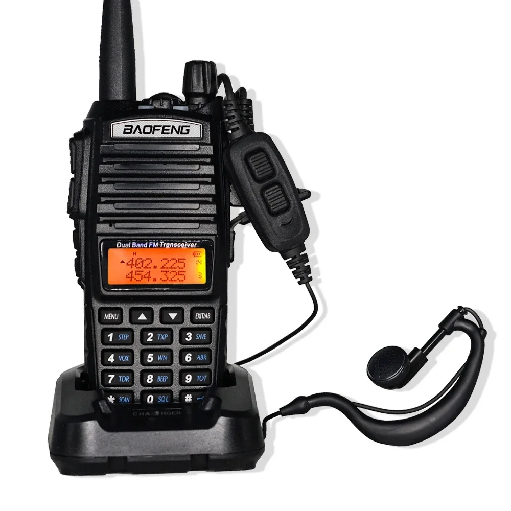 Baofeng UV-82 Dual PTT Walkie Talkie High Power 5W/8W EU82X Dual Band VHF UHF FM Amateur Radio Stati 10KM Lange Ham CB Radio – Detail 13
